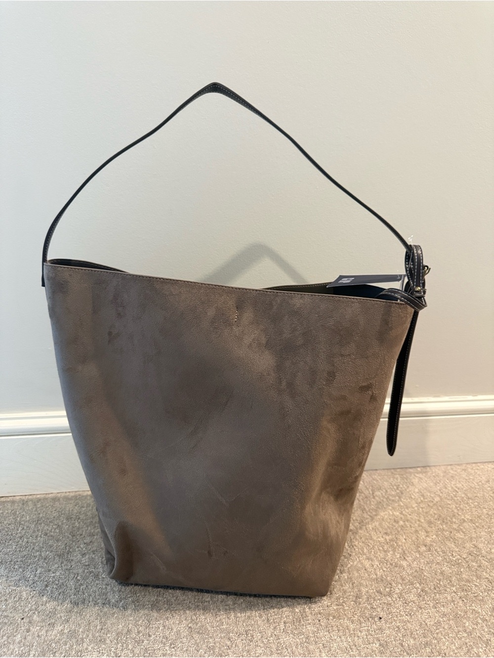NWT GAP  Brown Shoulder Tote with Pouch
